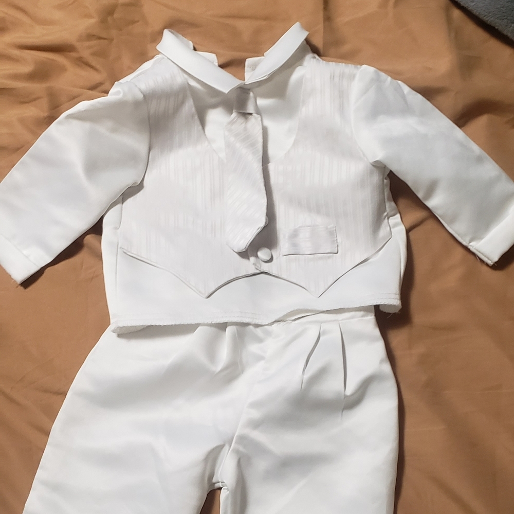 Boy baptism outfit